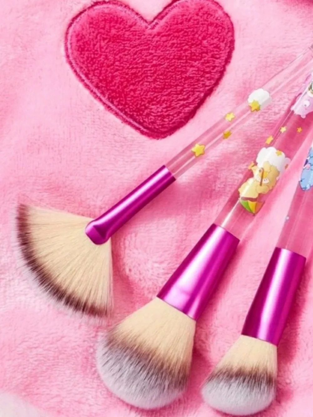 Care Bears Set of 3 Face Brushes
